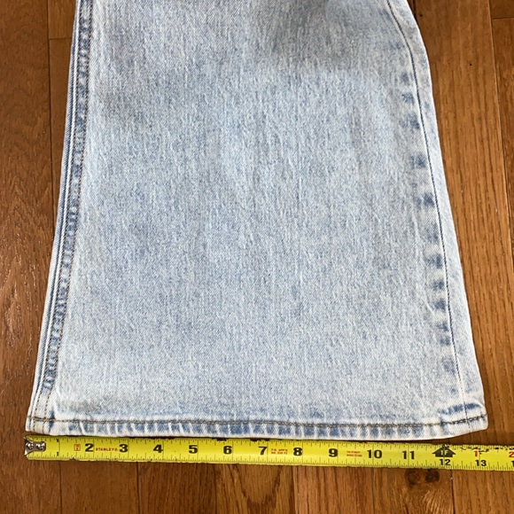 Old navy mid rise super flare jeans bell bottom size 10 flare distressed - Picture 8 of 8